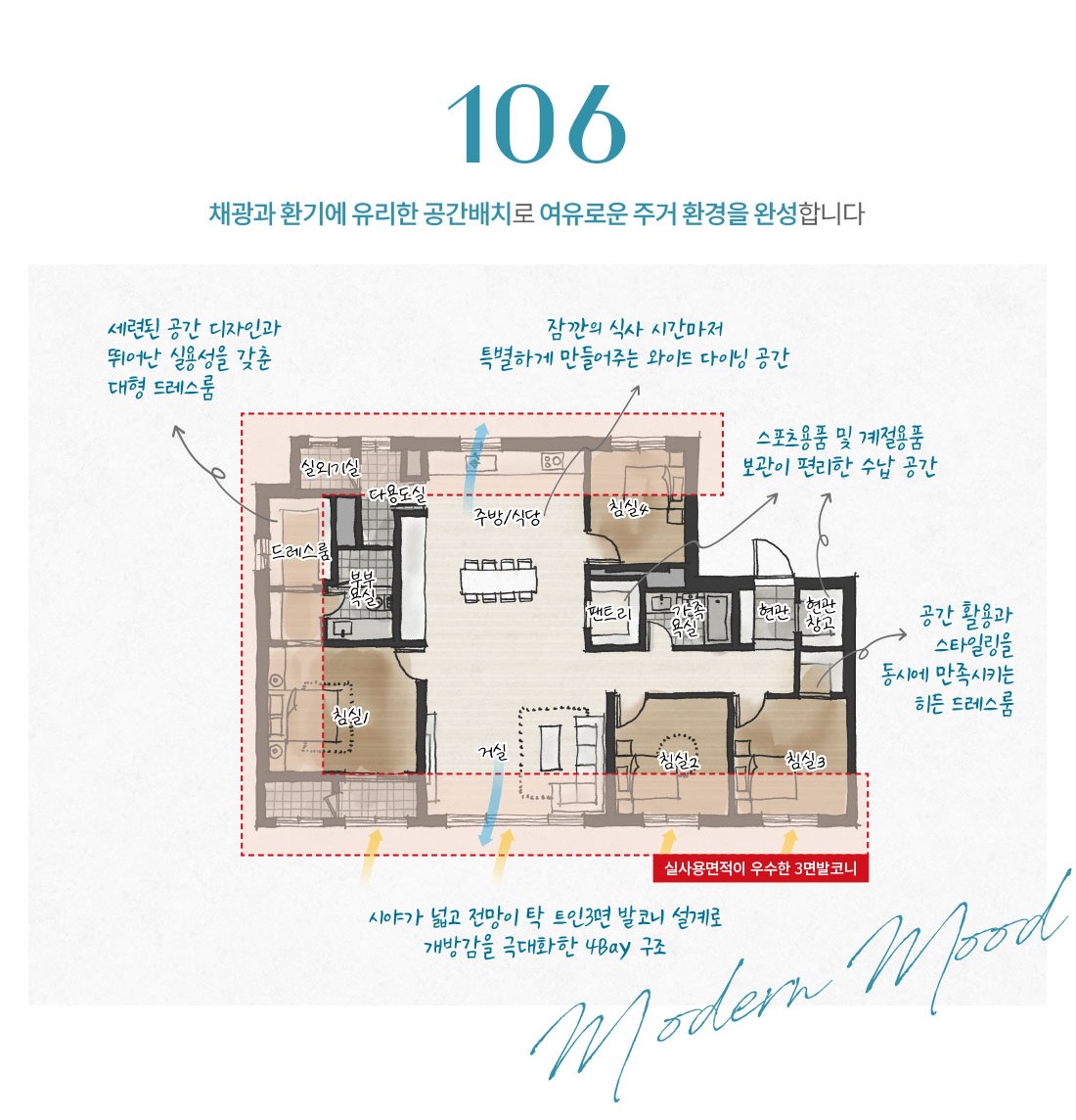 창원자이더스카이 평면도 106